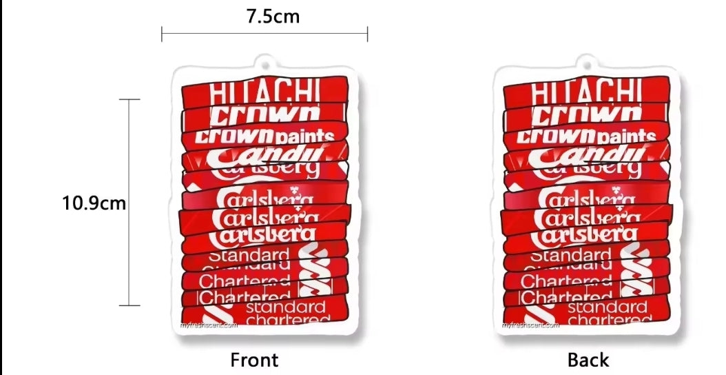 Twin Pack - Liverpool Home & Away Shirt Stack Car Air Fresheners