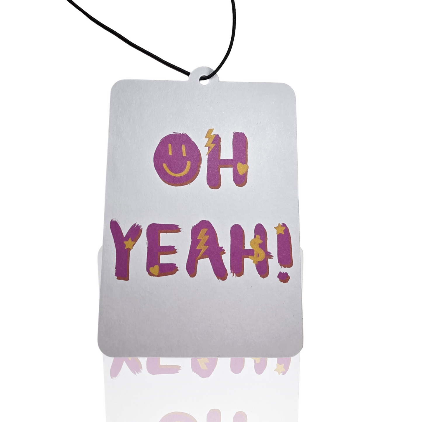 Girly OH YEAH! Car Air Freshener - Fun Novelty Gift for Your Vehicle