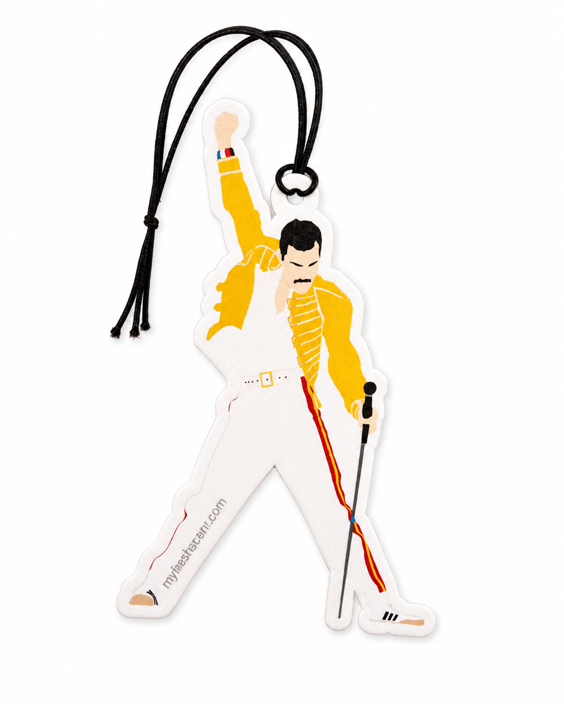 Freddie Mercury Live Performance Air Freshener – Iconic Hanging Car Air Freshener