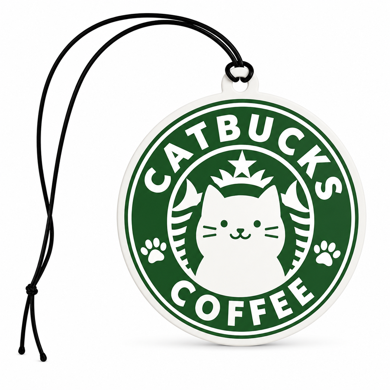 Catbucks Coffee Car Air Freshener - Transform Your Driving Experience
