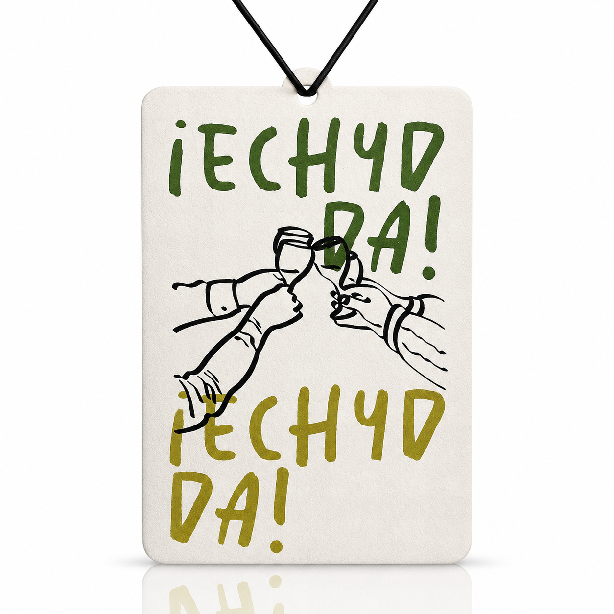 Iechyd Da Welsh Car Air Freshener - Infuse Your Drive with a Refreshing Welsh Essence