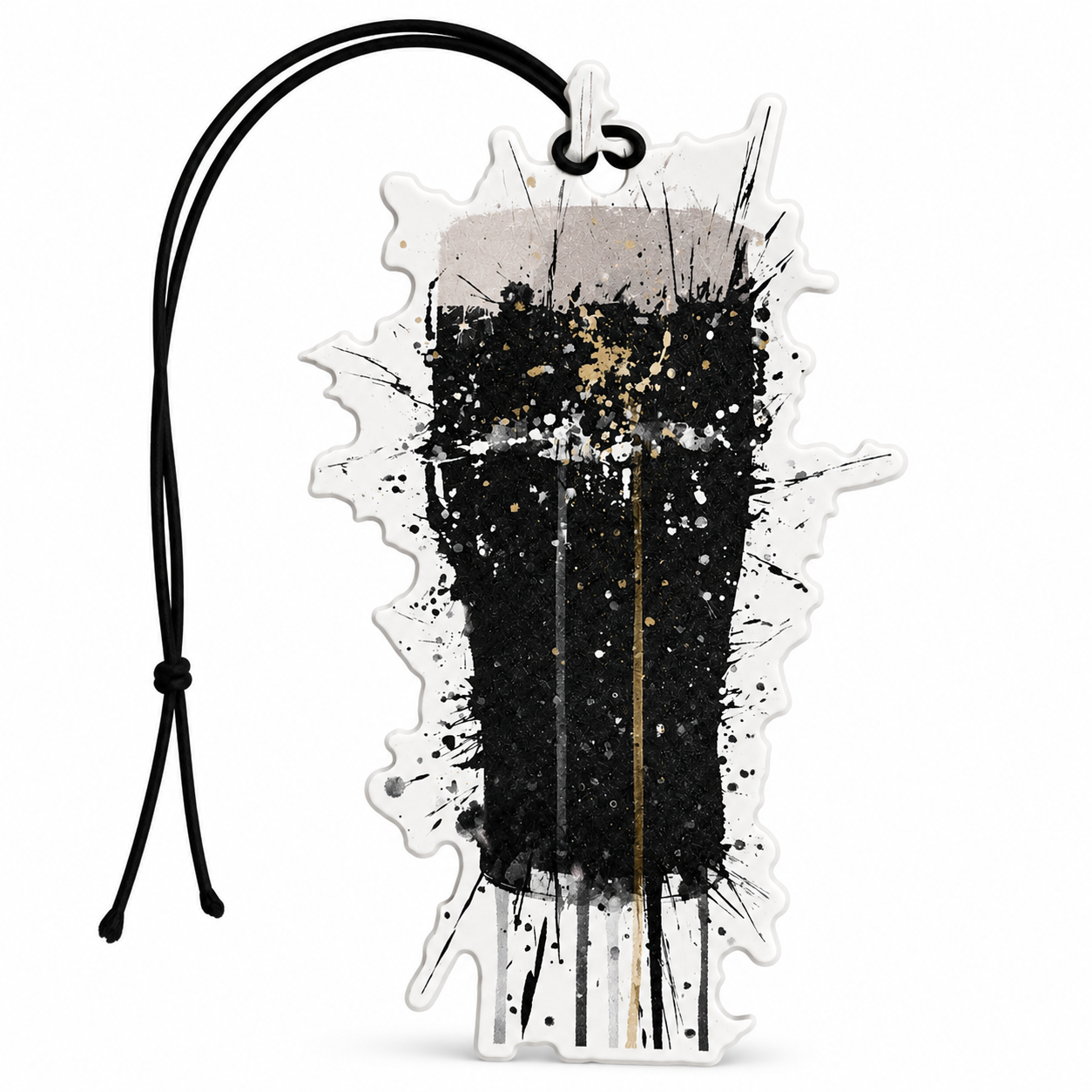 Guinness Splash Art Car Air Freshener - Transform Your Drive with Iconic Scent
