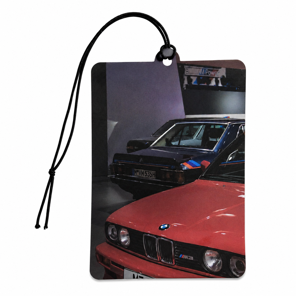 Classic BMW E30 M3 Car Air Freshener – Retro Motorsport Hanging Car Freshener | German Performance Car Accessory | Gift for BMW Fans