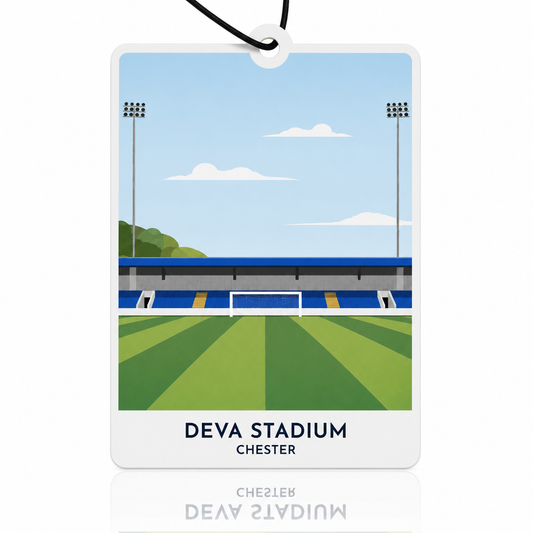 Chester fc deva stadium car air freshener 