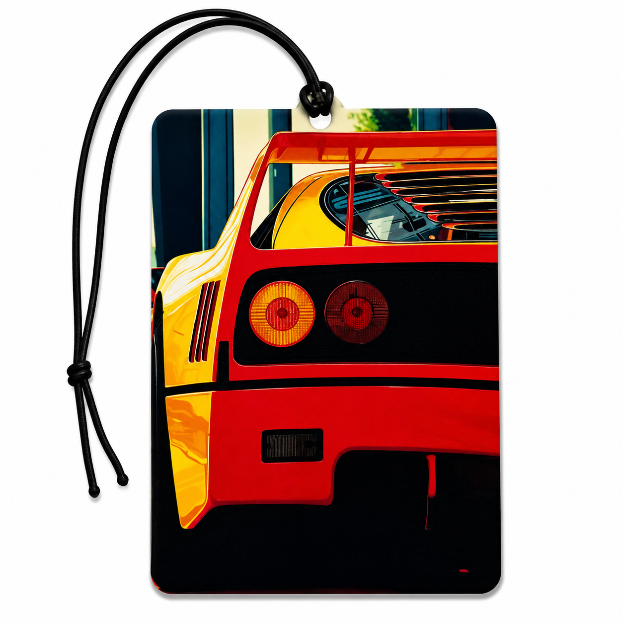 Ferrari F40 Car Air Freshener – Ferrari F40 Hanging Car Air Freshener | Supercar Gift for Ferrari Fans