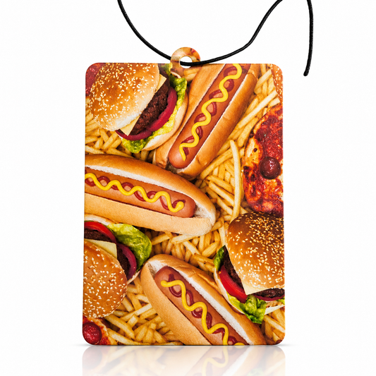 Delight Your Drive with the Burger & Hotdog Car Air Freshener