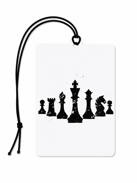 Chess Pieces Car Air Freshener | Chess Gift | Hanging Car Air Freshener