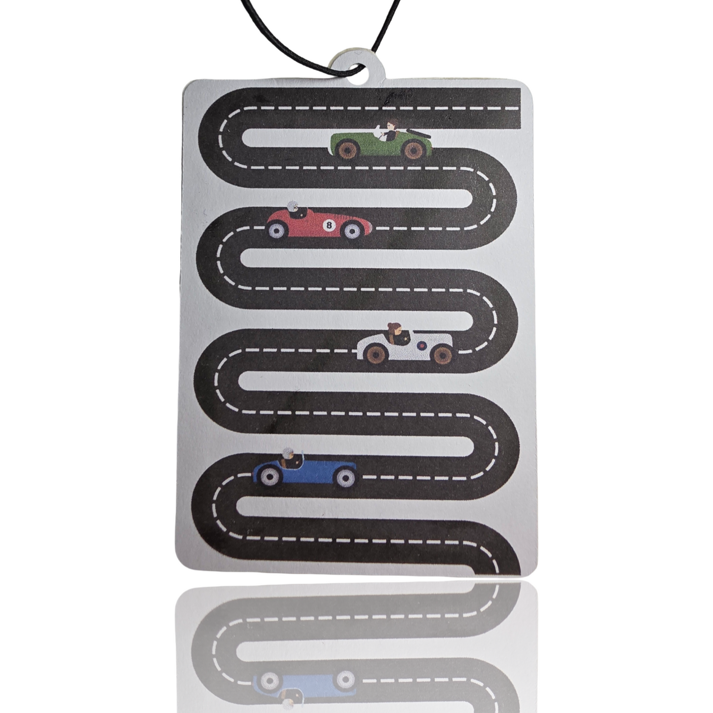 Vintage Racing Car Air Freshener - Child's Racing Track Car Air Freshener