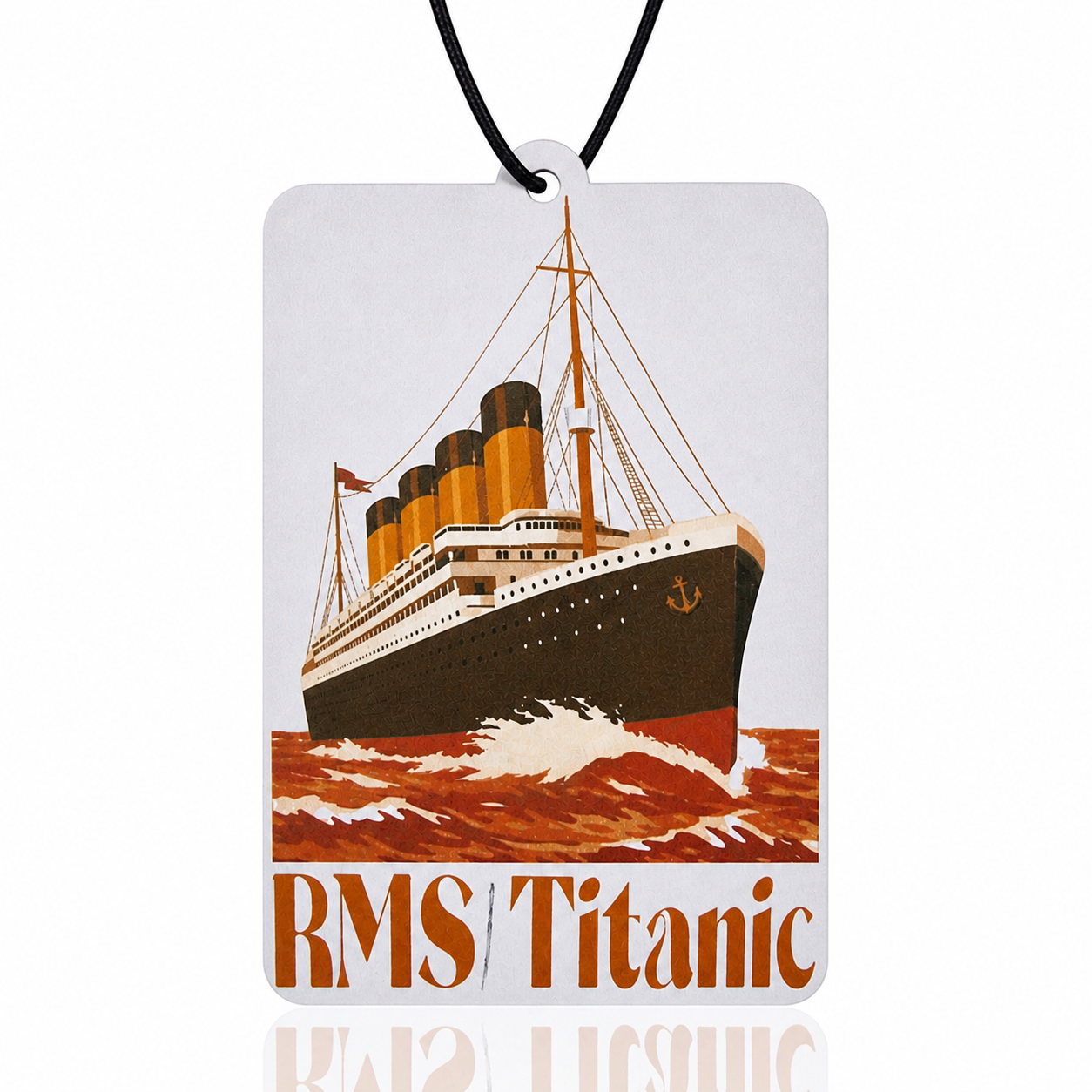 RMS Titanic Car Air Freshener - Vintage Nautical Inspired Hanging Accessory for Your Car - Unique Gift Idea - MyFreshScent