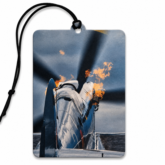 Spitfire Car Air Freshener | Supermarine Spitfire Aircraft Car Freshener | WWII Fighter Plane Car Accessory | RAF Aviation Gift | Pilot Gift