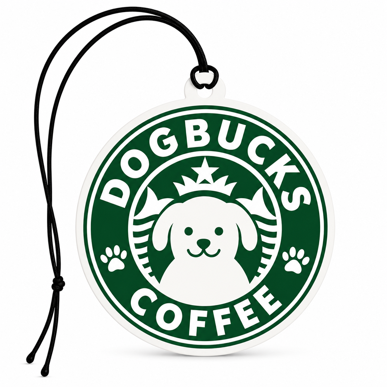 Dogbucks Coffee Car Air Freshener – Brew a Fresh Scent for Your Car