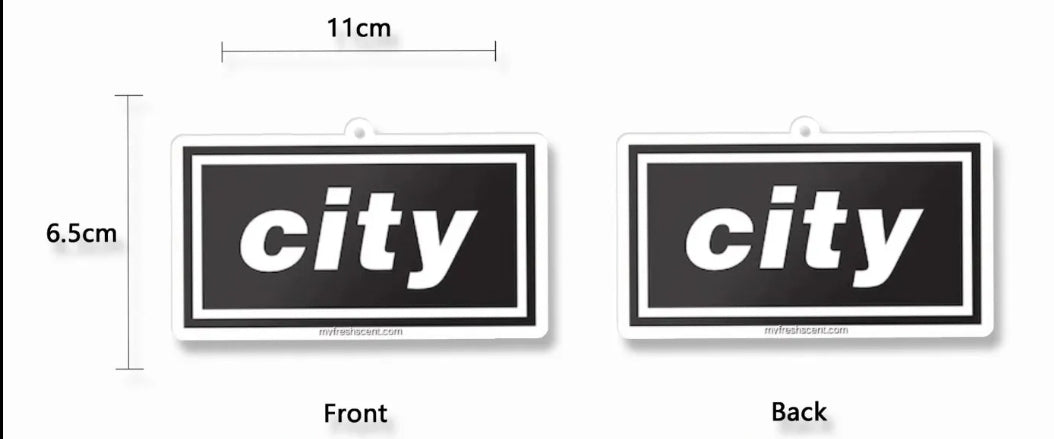 Twin Pack - The City Duo Car Air Fresheners