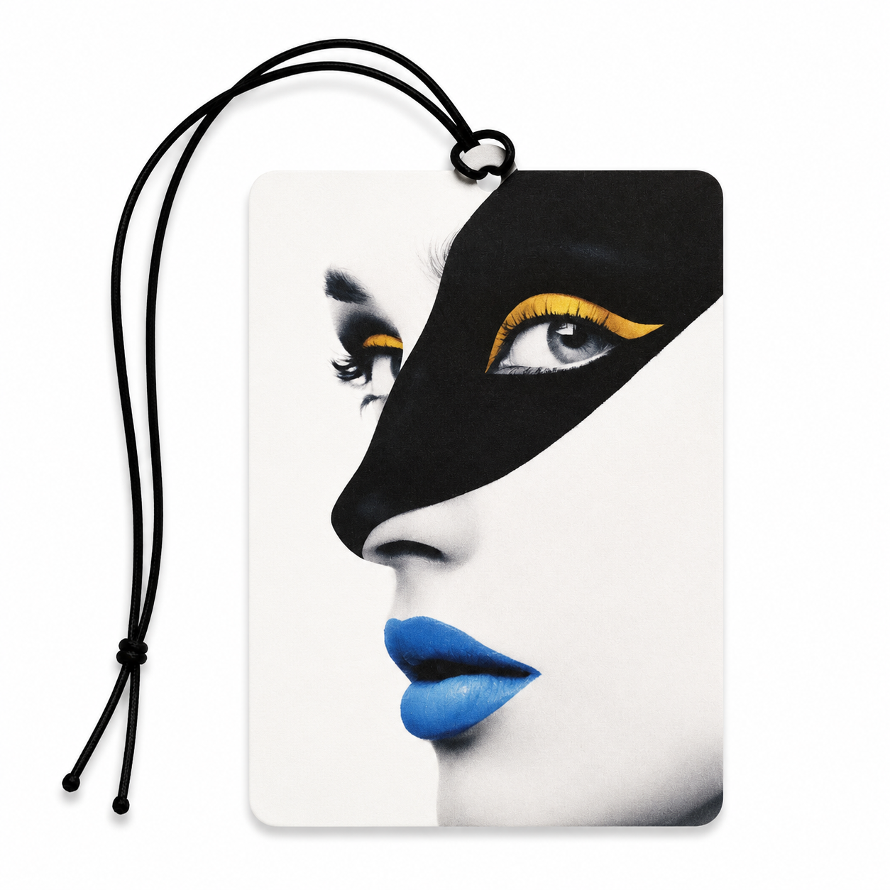 Abstract Fashion Face Car Air Freshener | Modern Art Hanging Car Freshener