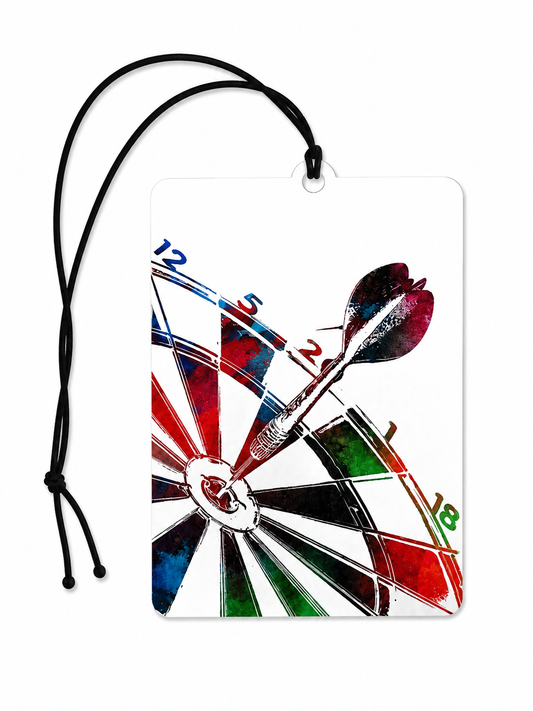 Dartboard Bullseye Car Air Freshener | Darts Gift | Hanging Car Air Freshener