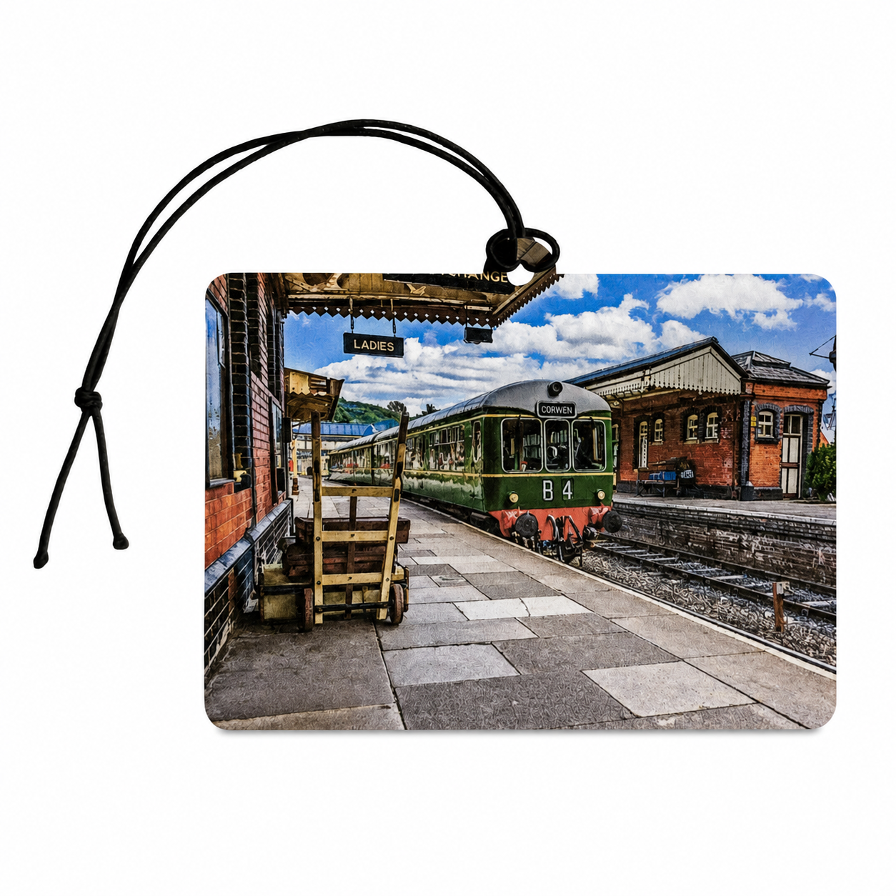 Vintage British Rail Class 109 DMU Train Car Air Freshener – Llangollen Railway Heritage Souvenir Gift