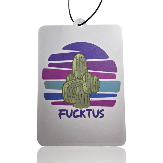 Fucktus Cactus Car Air Freshener - Humorous Scented Accessory for Your Vehicle