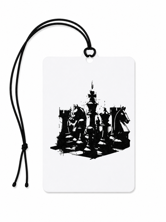 Chess Pieces Car Air Freshener | Chess Gift | Hanging Car Air Freshener
