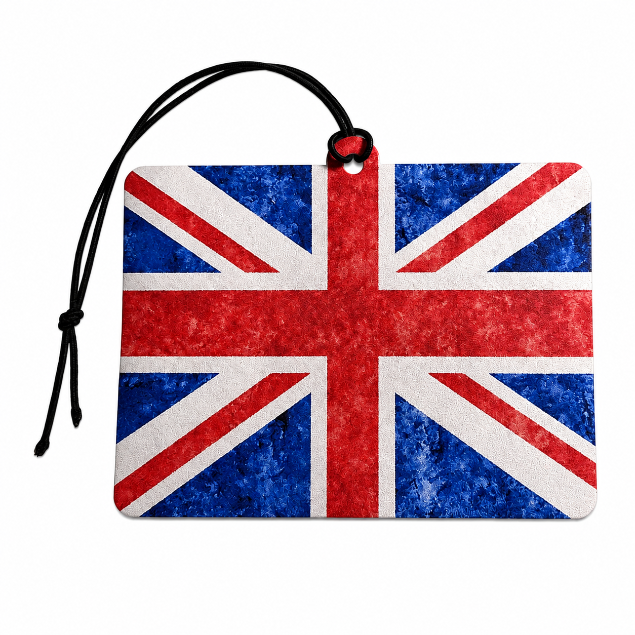 Union Jack Car Air Freshener – British UK Flag Hanging Vehicle Freshener, Great Britain Car Accessory, Patriotic British Gift & Souvenir