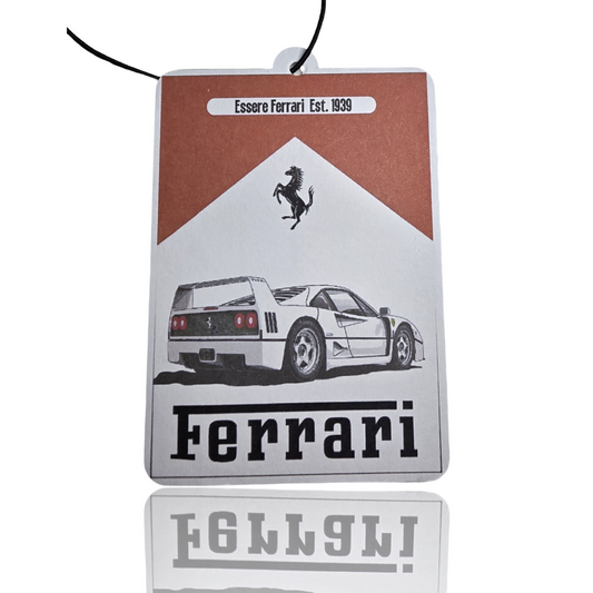 Ferrari F40 Marlboro Car Air Freshener - Classic Supercar Accessory and Novelty Gift