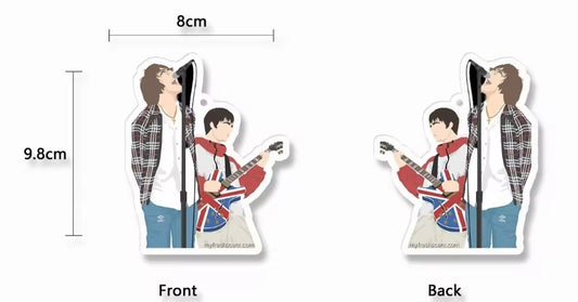 Oasis Gallagher Car Air Freshener - Liam & Noel Edition - MyFreshScent