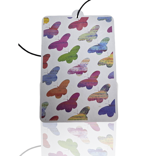Colorful Butterfly Car Air Freshener - Nature Inspired Hanging Car Accessory and Novelty Gift