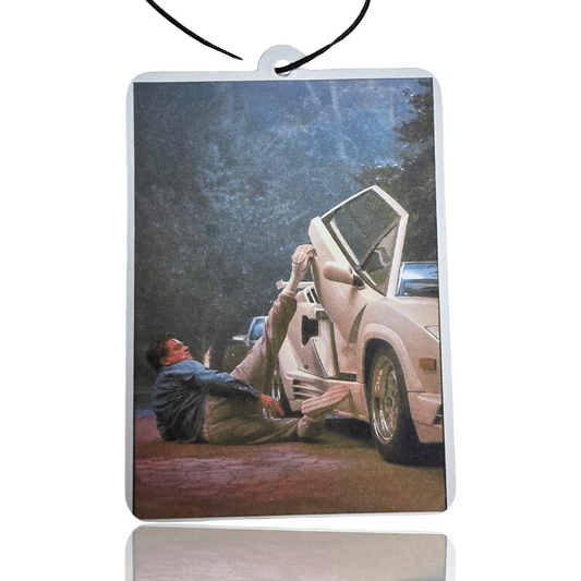 Classic Supercar Mishap Car Air Freshener - Countach Accessory - Unique Novelty Car Gift