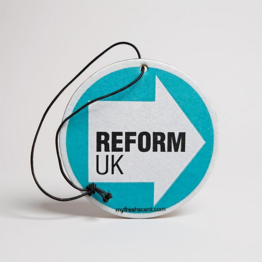 Reform UK Nigel Farage Car Air Freshener