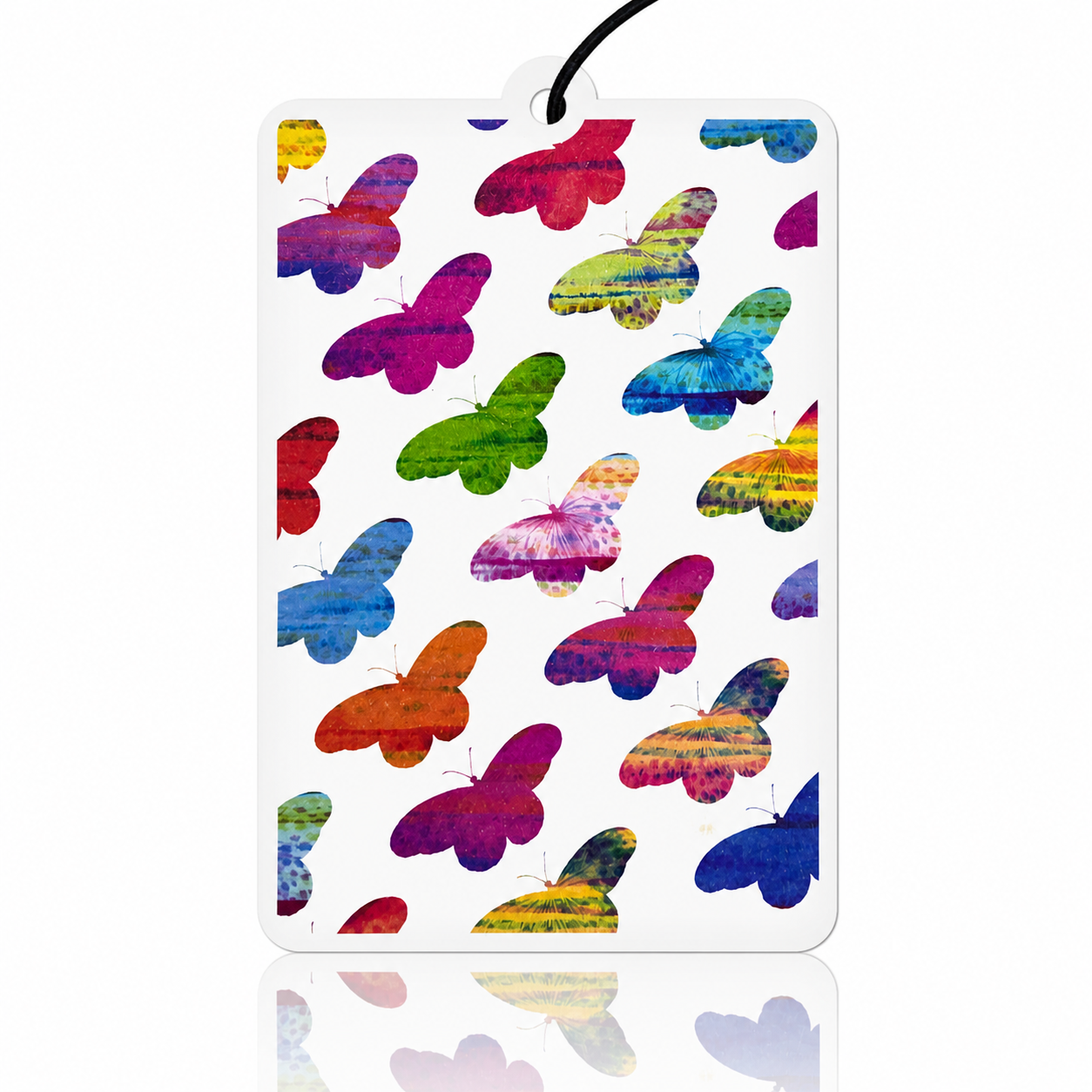 Colorful Butterfly Car Air Freshener - Nature Inspired Hanging Car Accessory and Novelty Gift - MyFreshScent