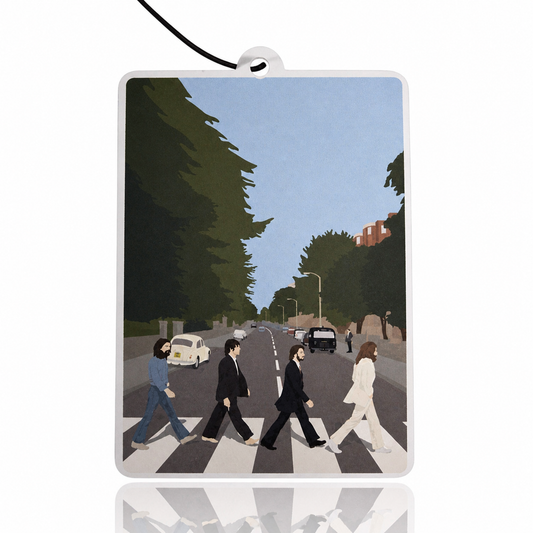 Abbey Road Beatles Car Air Freshener – Iconic Classic Music-Inspired Retro Accessory - MyFreshScent
