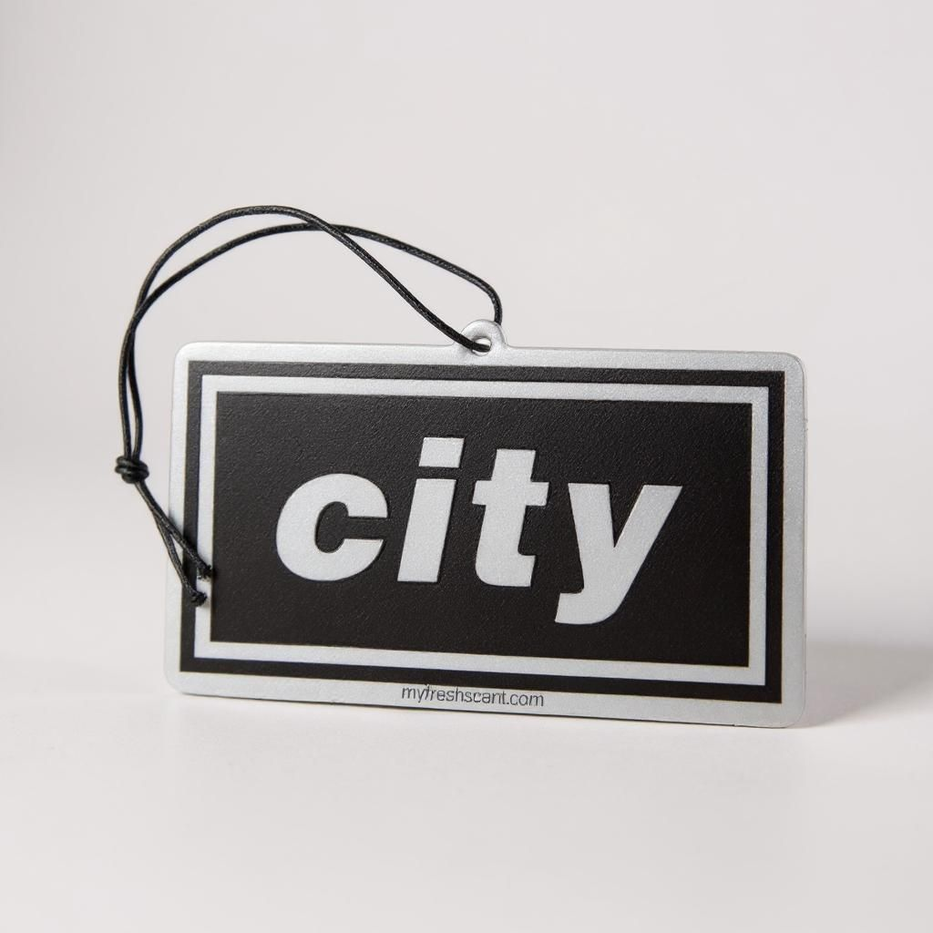Man City "City" Oasis Style Car Air Freshener