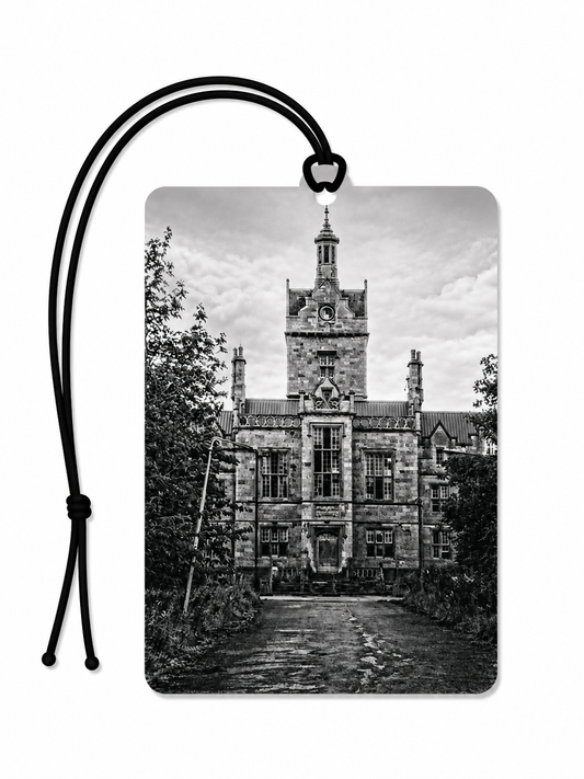 Denbigh Asylum Car Air Freshener | Denbighshire Mental Hospital | Haunted Wales Gift