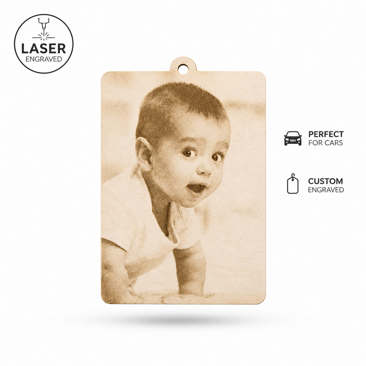 Custom Laser Engraved Car Air Freshener – Personalise Your Driving Experience