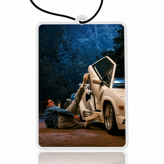 Classic Supercar Mishap Car Air Freshener - Lamborghini Countach Accessory - Unique Novelty Car Gift - MyFreshScent