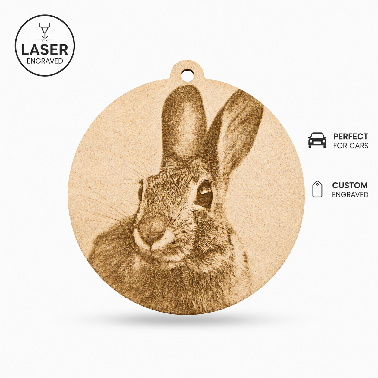 Custom Laser Engraved Car Air Freshener – Personalise Your Driving Experience