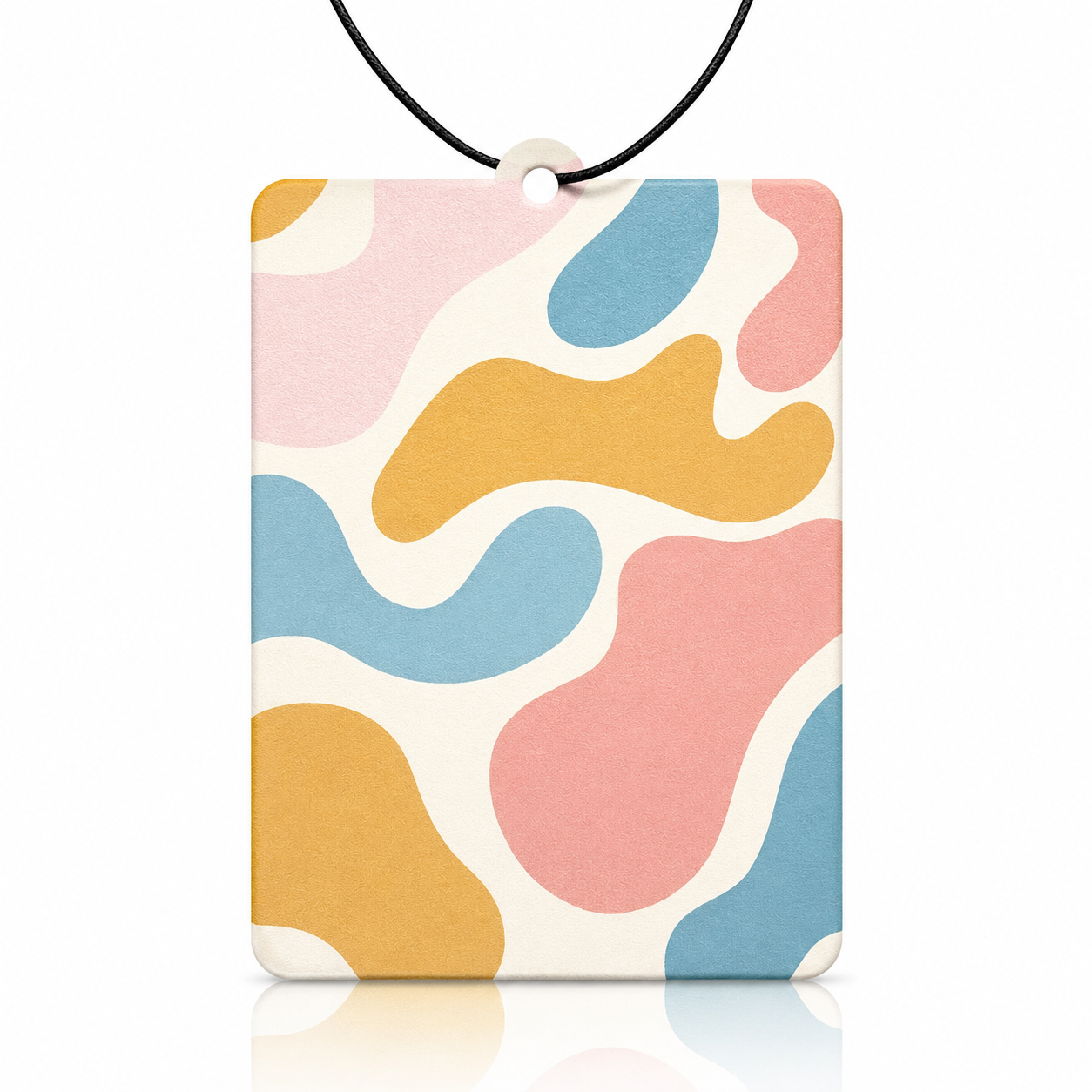 Elevate Your Drive with Our Abstract Pastel Car Air Freshener